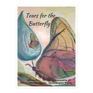 Tears for the Butterfly Cover Stickers