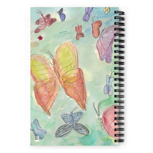 Tears for the Butterfly Spiral Notebook